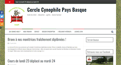 Desktop Screenshot of cercle-cynophile.com