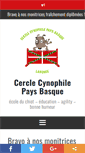 Mobile Screenshot of cercle-cynophile.com